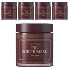 I'm from 無花果磨砂面膜 5個 溫和去角質 深層清潔毛孔 保濕滋潤 純素配方, 120g