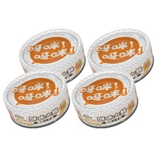 PAW PAW LAND 肉球世界 全齡貓 鮮味大師肉絲貓罐, 雞絲 + 干貝, 80g, 4罐