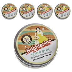 S+Clare 聖克萊爾 超級巨星亮白磨砂膏(臉部+身體)200ml 5罐