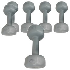 多彩小啞鈴 3KG/入 一組共2入, 6個