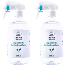 HOPET 有機植萃環境除臭噴霧 清雅淡香 500ml, 2瓶