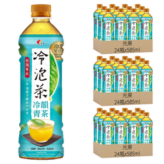 光泉 冷泡茶 冷韻青茶 無糖, 585ml, 72瓶