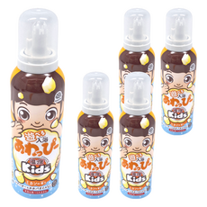 地球製藥 溫泡 Kids 入浴香氛 Q 泡泡 黃色柑橘香 160ml 5罐