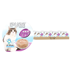 PRO PURE 猋 巧鮮杯 貓用, 純鮪魚 + 干貝, 80g, 24個
