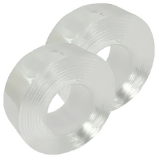 SUCCESS 成功 奈米不留痕膠帶 30mm 透明雙面膠帶 高黏性不殘膠, 2捲