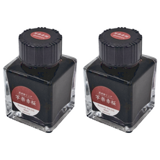 TACCIA Nakabayashi Taccia 浮世繪系列 鋼筆墨水 東洲齊寫樂 TFPI-WD42-6 40ml, 赤櫻, 2罐