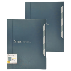 KOKUYO 國譽 Campus 索引活頁夾B5 272 x 217 x27mm 100枚收納, 藍色,, 2個