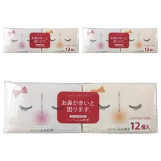 日本DAIREI 紅鼻掰掰超柔保濕面紙 Set, 高保濕成分, 敏弱肌/過敏鼻/孩童適用, 12包, 3袋