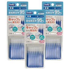EBiSU 惠百施 Daily 齒間刷 極細 SS (SIZE 2), 20支, 3盒