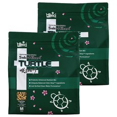 Hikari 高夠力 Saki-Hikari 烏龜飼料, 益生菌營養混合, 獨特平衡氣味停止成分, 實驗室驗證的清潔水配方, 567g, 2包