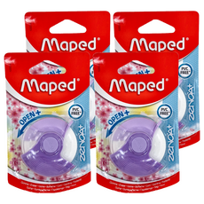 Maped 幽浮橡皮擦 兒童安全無毒橡皮擦 擦拭力強 趣味造型橡皮擦, 單色, 4個