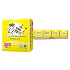 春風 輕柔細緻抽取衛生紙 100張, 8包, 20袋