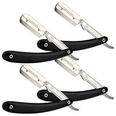 parker 黑色 4支 - 經典不鏽鋼刮鬍刀, 1入