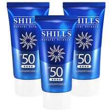 SHILLS 舒兒絲 很耐曬超清爽美白防曬凝乳, 15ml, 3條