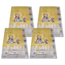 sun-star 小熊維尼 95週年L型五夾層資料夾 A4, 蜂蜜, 4個