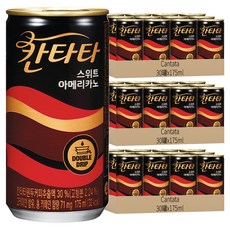 LOTTE 樂天 Chilsung Cider Cantata 甜美式咖啡, 罐裝咖啡 雙重滴漏工法, 175ml, 90罐