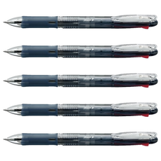 b4a5-bk clip-on slim 四色原子筆 黑 0.7 mm, 5入