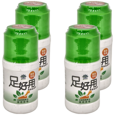 足好用 鞋腳除臭粉 天然消臭配方, 50g, 4瓶