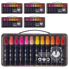 SIMBALION 雄獅 毛毛獸彩色筆, 36色, 6盒