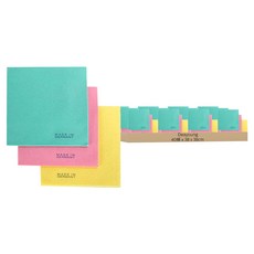 Deayoung 德國萬用不織布吸水抹布 四角型設計 超強吸水力 適用於居家和營業場所, 38 x 38cm, 40條