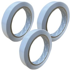 CLEAN 克林 ELItape易利撕 雙面膠帶 鋸齒好撕 18mm x 15m, 3捲, 白色