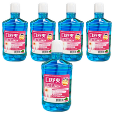 SHITEH 西德 口舒爽 抗敏感漱口水, 600ml, 5瓶