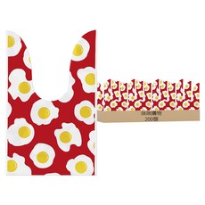 咪咪購物 兔耳禮品袋/禮物袋/包裝袋, 荷包蛋, 200個