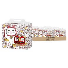 北港故事館 東京豪德寺招財猫日式抽取式衛生紙 2層 150張, 10包, 8袋