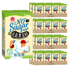 義美 無糖元氣黑豆奶, 250ml, 96入