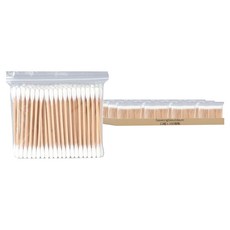 Gaseongbieuddeum 優質節約型木質棉棒, 100個裝, 12組