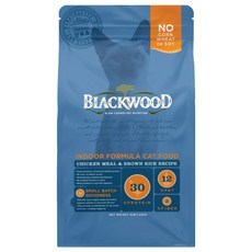 BLACKWOOD 室內貓全齡優活配方 乾飼料, 1.82kg, 1袋