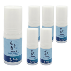 本草自然 左手香滾珠凝露30ml 草本精華 舒緩按摩 清涼舒適, 6瓶