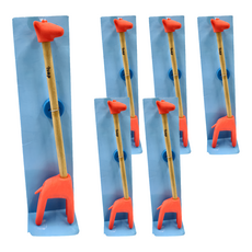 ZOO ERASERS長頸鹿橡皮擦, 20 x 5 x 3.5 cm, D023, 6個