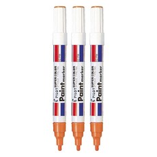 SCPMO 油漆筆 橘色, 3支, 1色