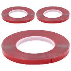 美甲多功能雙面膠帶 10m, 3個, 透明