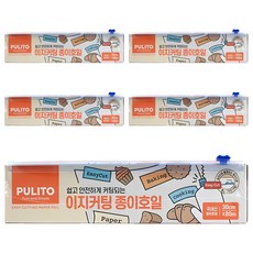 PULITO 易撕料理紙, 80m, 5個, 1入