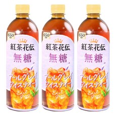 Hongchahwajeon 伯爵紅茶 無糖, 650ml, 3個
