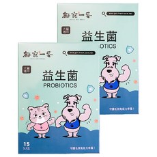 FRESH PET FOOD 鮮寵一番 寵物保健益生菌, 犬貓適用, 15包/盒, 腸道健康, 2盒