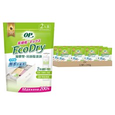 OP 集水袋凝膠型吊掛除濕袋 雪松清香 2入(附一個掛勾), 240g, 12袋