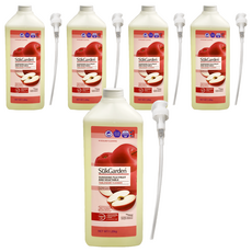 SukGarden 蔬果園 蔬果洗潔精, 1.28kg, 瓦解油汙, 抑菌率99%, 5瓶