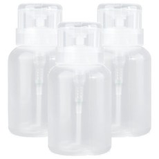 喵汪森林 按壓分裝瓶 200ml 透明色, 3個