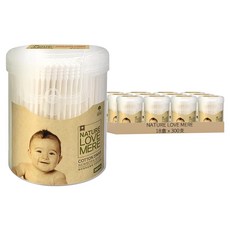 NATURE LOVE MERE 新生兒棉花棒 300支, 18盒