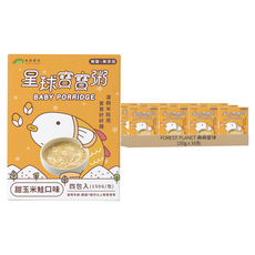 FOREST PLANET 森森星球 星球寶寶粥, 玉米鮭鮭, 600g, 4盒