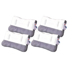 人體工學頸椎貼合牽引枕,4個,灰色,中(60 x 40cm)