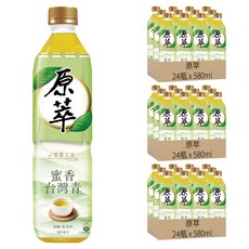 原萃 蜜香台灣青茶, 580ml, 72瓶