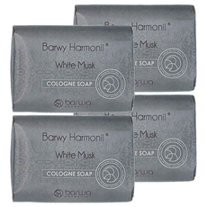 barwa COSMETICS 白麝香 古龍香氛皂, 190g, 4個
