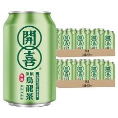 開喜 凍頂烏龍茶 無糖, 318ml, 48罐