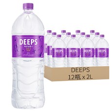 DEEPS 黃金海洋深層水，含豐富礦物質, 2L, 12瓶