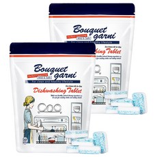 BOUQUET GARNI 環保植萃洗碗機專用洗潔錠 10克 50入, 500g, 2包