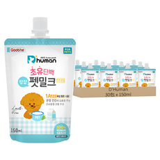 D'Human 寵物牛奶 強健關節款, Lacto-Free, 150mL, 牛奶, 30包